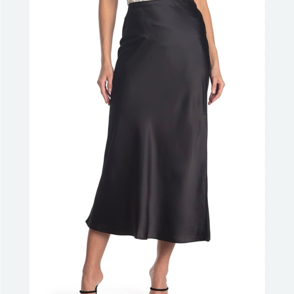 Club Monaco Black Midi Skirt